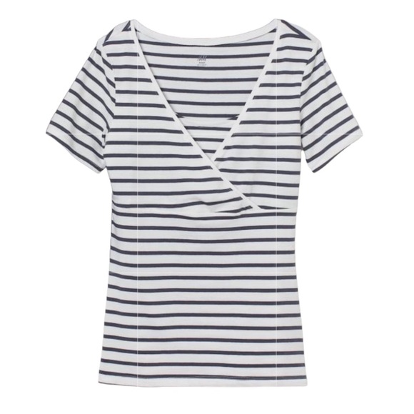 🆕 Striped Breastfeeding Nursing Tee - Picture 6 of 6
